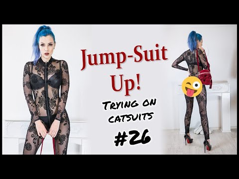 Jumpsuit Up No. 26: Sheer and Velvet Catsuit by Noir Handmade