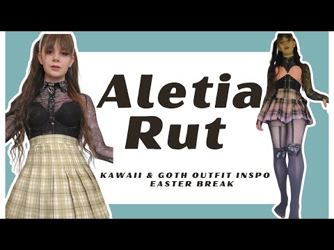 Kawaii Goth Easter Break Outfits  | Try On Haul | Aletia Rut | Alternative Fashion