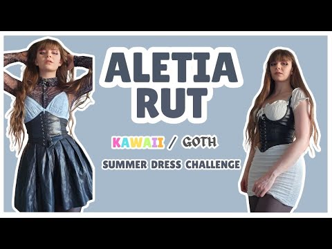 Kawaii Goth | summer dress challenge | Aletia Rut | Try On