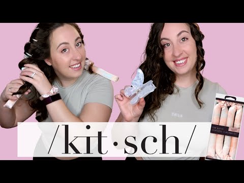 Kitsch Heatless Overnight Curls Review | Butterfly Clips, Plastic-free Shampoo, and More!