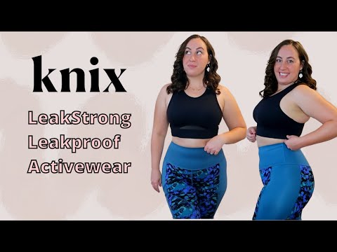Knix LeakStrong Leakproof Activewear Review and Try On | Period Proof Leggings