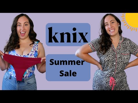 Knix Summer Sale Haul and Try On + LuxeLift Tank Review