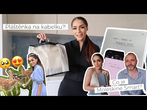 Krmení daňků, přítel mi dal Moleskine Smart, pláštěnka na kabelku | Týnuš Třešničková