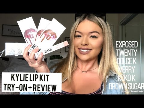 KYLIE JENNER LIP KITS TRY-ON + REVIEW | Cassidy Coles