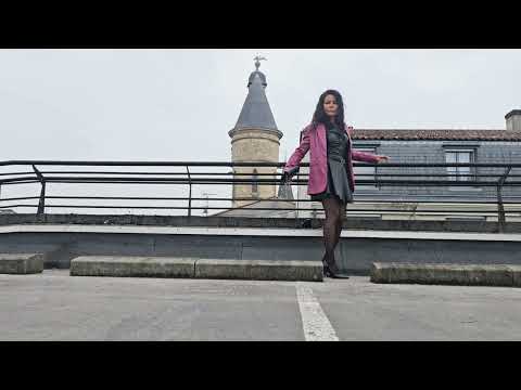 leather outfit color combination black and pink 🖤❤️