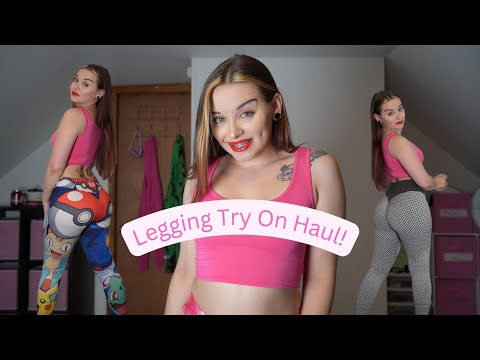 Leggings Try On Haul! Pokemon, Amazon, Victorias Secret