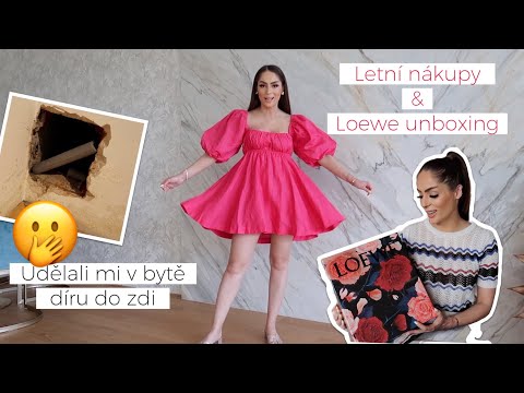 Letní nákupy, Loewe unboxing, díra ve zdi🫢| Týnuš Třešničková