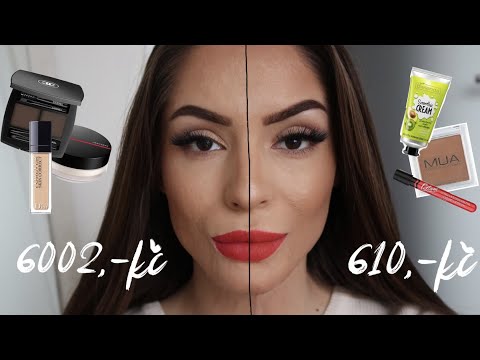 Líčím se LUXUSNÍ vs. LEVNOU kosmetikou