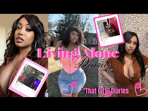 Living alone diaries + new apartment decor + self care days | Misswandaxo ♡