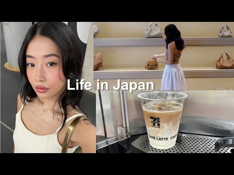 LIVING IN JAPAN | full day of shopping and eating Tokyo, 7-Eleven food, what I eat in japan!