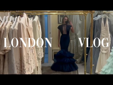 LONDON VLOG| Dress shopping for special occasion, Dolce & Gabbana party & ice skating with Jo Malone
