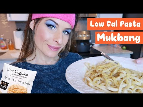 Low Calorie PASTA MUKBANG & Food Review 🍝😋