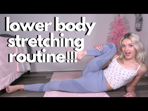 lower body stretch routine !!!