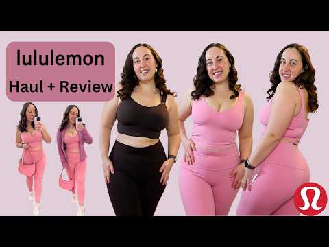 Lululemon Midsize Try On Haul | Aligns, Wunder Train, DD Bras, and New Bags! | Size 10