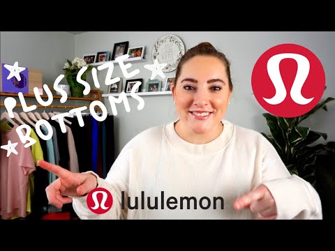 LULULEMON plus size bottoms try on haul!