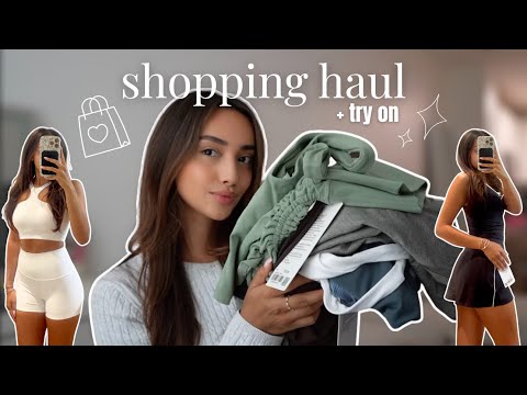 lululemon shopping haul + try on | xsophiaaa