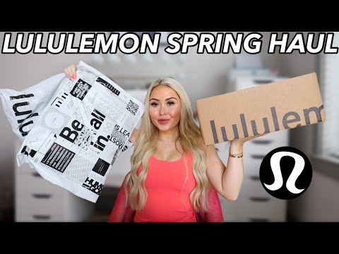 lululemon try-on haul + BLISSFEEL RUNNING SHOE UNBOXING! *spring 2022*
