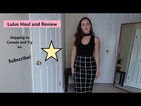 Lulus Haul + Review – Shipping to Canada