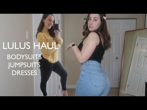 Lulus Haul | Trying on Bodysuits, Dresses, and More!