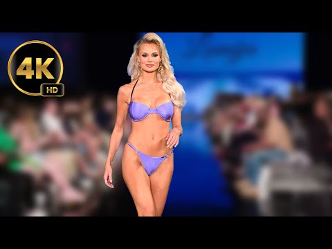 Lumija Swimwear Runway Show At  Miami Swim Week. 4K