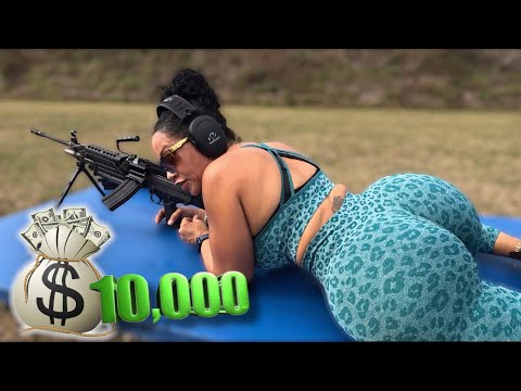 M249 SAW ( IS IT WORTH 💰10k) 100YRD STEEL 🎯 WITH IRON SIGHTS