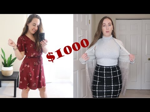MASSIVE $1000 FALL CLOTHING HAUL