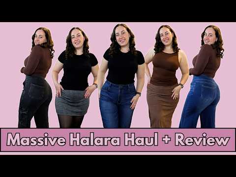 Massive Halara Haul | Fall 2024 Outfits and Halara Flex Denim for Curvy Women