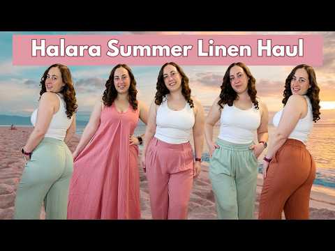 Massive Halara Summer Pants Haul | Linen Bottoms Try on and Review