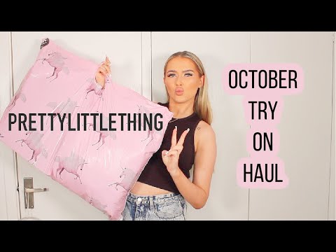 MASSIVE PRETTY LITTLE THING TRY ON HAUL – OCTOBER 2021 | shivonmakeupbiz