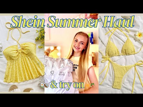 MASSIVE SHEIN SUMMER HAUL + try on ☀️🌴👙