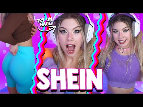 MASSIVE SHEIN Workout Clothes + Bikini Try-On Haul | SQUAT TEST