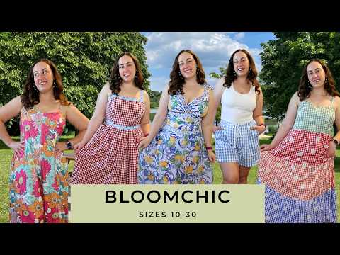 Massive Summer BloomChic Haul | Midsize Summer Dresses, Jumpsuits, and Swim