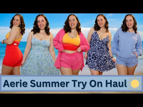 MASSIVE Summer Vacation American Eagle and Aerie Try On Haul