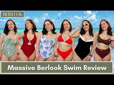 MASSIVE Sustainable Swimwear Haul + Review | BERLOOK Swimwear