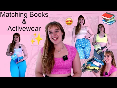 Matching Activewear Outfits & Book Covers! | Books and Activewear | Spring & Summer Outfits!