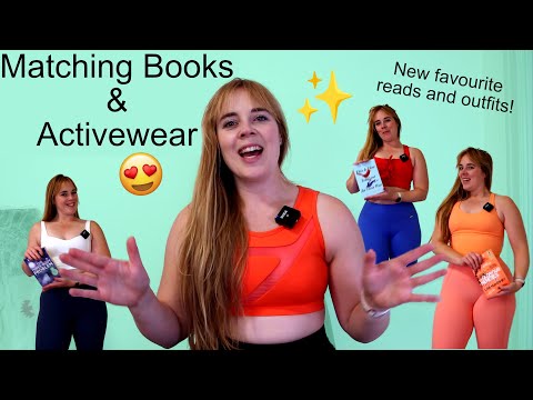 Matching My Activewear Outfits To Book Covers | Books & Activewear | Cute Outfits & Favourite Pieces