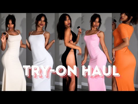 Maxi dress try-on haul!! I can't pick a fav 😮‍💨#fashion #tryonhaulshein #dresses #outfitinspo