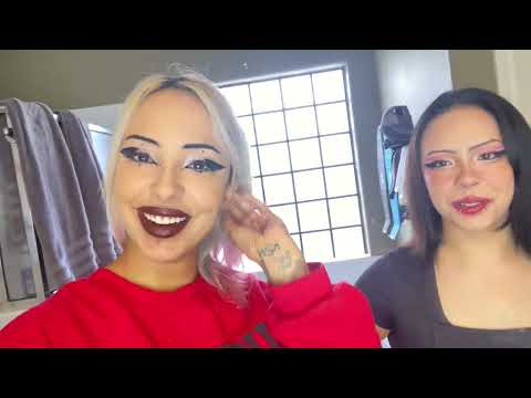 Me and my sister do each others makeup 💕💕