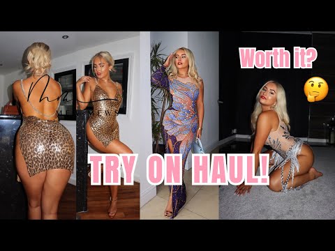 MEW MEWS MINI DRESSES TRY ON HAUL! Backless, club fits, formal!