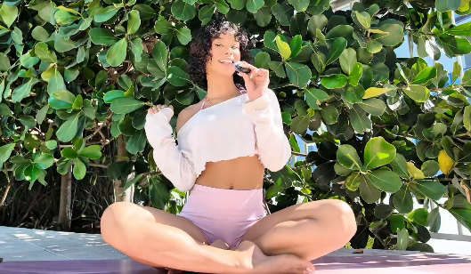 MilianFit Does Bush Yoga