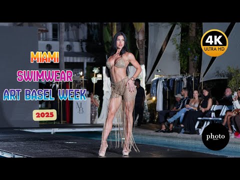 Miami Swimwear Fashion Show 2025 | Art Basel Week | Fashion Brand | Fusion Fashion Events | 4K