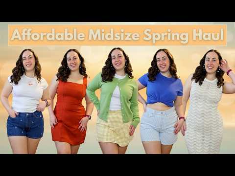 Midsize Spring Old Navy Haul | Curvy Shorts, Skorts, Dresses, and More!