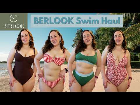 Midsize Swimsuit Try On Haul | BERLOOK Swim Review