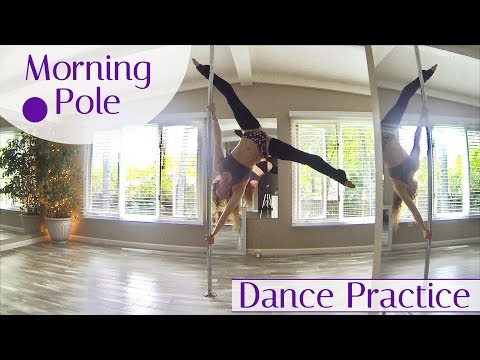Morning Pole Dance Practice : Ava Madison