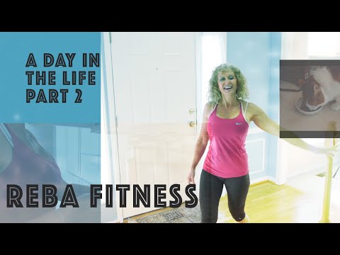 Morning Routine with George 😸| Day in the Life part 2 | ASMR | Reba Fitness