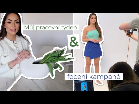 Můj pracovní týden, focení kampaně | Týnuš Třešničková