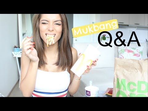 Mukbang Q&A | Nabourané auto, přítel, jsem teď šťastná?