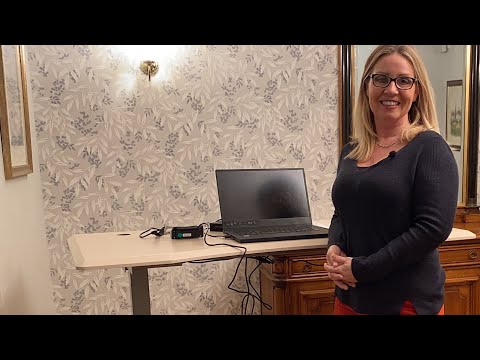 My fantastic new desk from FlexiSpot standing desk