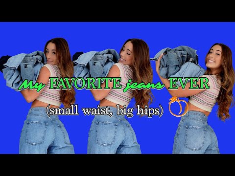 My FAVORITE jeans EVER (small waist, big hips) 2023