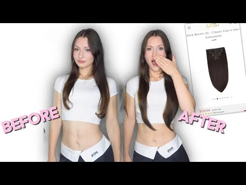 MY TRANSFORMATION 💇🏻‍♀️(Trying 24” Extensions from GOO GOO Hair)